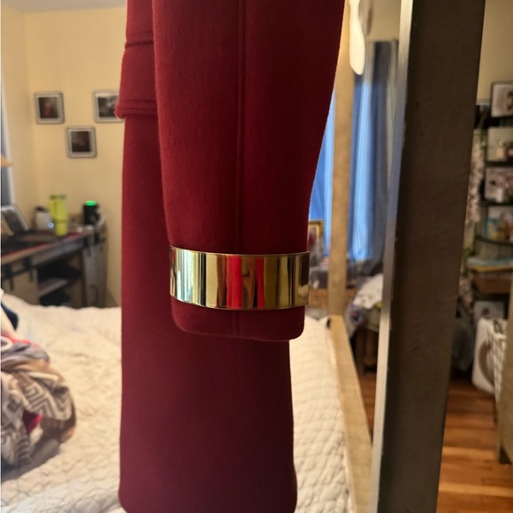 Burberry size 44 90% Cashmere Trench with gold Hardware - Picture 3 of 3